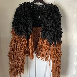 Nasty Gal fringe cardigan